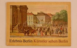 Erlebnis Berlin. Künstler sehen Berlin. Berlin, 1979, Henschelverlag Kunst und Gesellschaft. 18 db festményreprodukció, mappába rendezve.