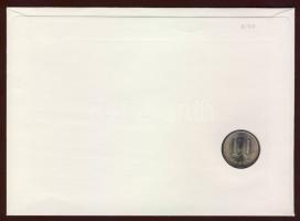 Japán 1956. 100Y érmés borítékon, gésa motívum, 40Y-es bélyeggel