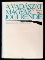 Dr. Zoltán Ödön: A vadászat magyar jogi rendje. Budapest, 1978, Közgazdasági és Jogi Könyvkiadó, 799 p. Kiadói egészvászon kötés, kiadói papírborítóban.