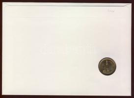 Lesotho 1988. 5L érmés borítékon, ország motívum-virág motívum, 9S bélyeggel