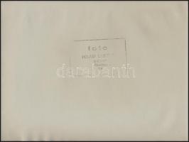 cca 1975 Ikládi László: Psota Irén (1929-2016) színésznő, pecséttel vintage fotóművészeti alkotás, 1...