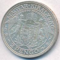 1938. 2P Ag "mosolygós Madonna" T:1-
Adamo P7