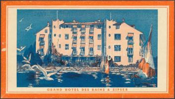 A triesti Grand Hotel des Bains&Zipser szálló reklámja