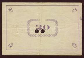 1919. "Pápai csekk" 10K,20K,50K T:III