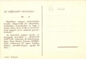 'Magyar nevet a magyar gyermekeknek' propaganda képeslap, Lehotai / Hungarian propaganda p...