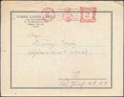 1932 Bp., Pasaréti házépítési programot ismertető levelezőlap