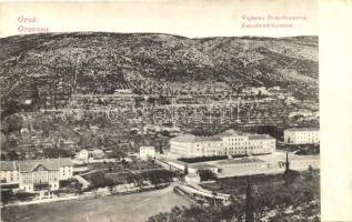 Gruz, Gravosa; Landwehr-Kaserne / view with military barracks