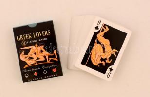 Greek Lovers erotikus francia kártya pakli, saját dobozában