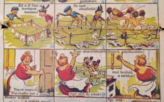 1936 Friss Gyermekújság 2 képregénye, Lajkó és Rajkó kalandjai, Csuli és Puli kalandjai, Kálmán Jenő...
