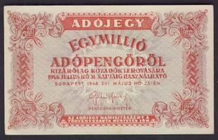 1946. 500.000AP + 1000.000AP (2x) T:I-,II+ Csak egyszer hajtva!