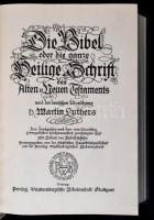 Die Heilige Schrift. Rudolf Schafer képeivel illusztrálva. Stuttgart, 1929, Privileg. Württ. Bibelan...