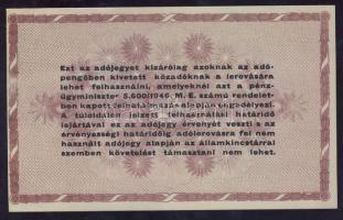 1946. 100.000AP vastag fehér papíron T:I