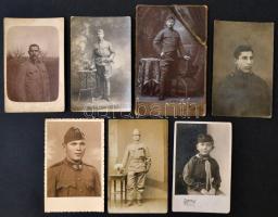 cca 1910 8 db katonai fotó / 8 military photos