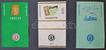 A magyar dohányipar története cigarettás dobozokban elbeszélve. Összesen 70 db különböző magyar ciga...