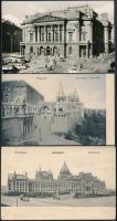 Budapest - 6 db képeslap, közte érdekességek / 6 mixed postcards