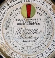 Régi Wynne's Infallibte fénymérő, német nyelvű, kopottas