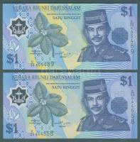 Brunei 1996. 1$ csak előlapi fázis + forgalmi T:I