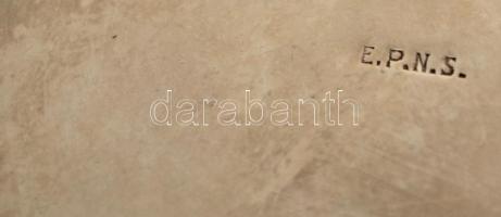 Electro Plated Nickel Silver (EPNS) sörös kupa, kb 0,4 l, m:11 cm