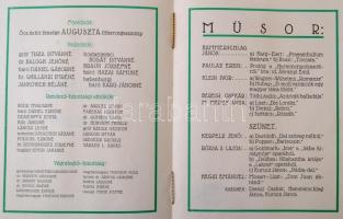 1916 Molináry hangverseny a 38-as elesett katonák árvái javára. nagyalakú meghívó grafikával