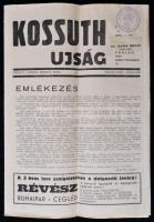 1948 Kossuth újság c. alkalmi újság. 8p.