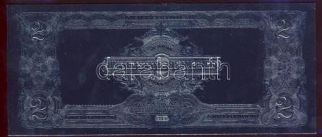 USA 2002. 2$ "Silver certificate" 1899-es 2$ mintájára, tanúsítvánnyal T:I