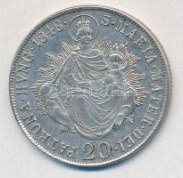 1848B 20kr Ag "V. Ferdinánd" T:2