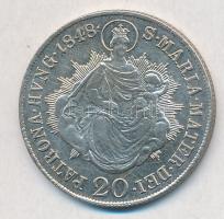 1848B 20kr Ag "V. Ferdinánd" T:2 k