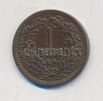 1881KB 1kr Cu "Középcímer" T:2-