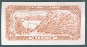 Irán 1979. 20R előlapon propaganda bélyeggel + bélyegzővel T:I R!