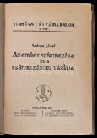 Madzsar József: Az ember származás és a származástan vázlata. Természet és Társadalom 2. Budapest, 1...