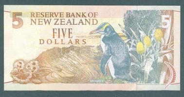 Új-Zéland 1992. 5$ "AA" alacsony sorszámmal T:I R!