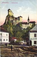 Árvavára, Schloss Árva, Steindl üzlete; kiadja Feitzinger Ede No. 247. / castle, shop (halvány gyűrődás / slight crease)