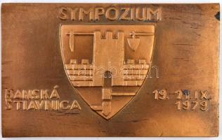 Csehszlovákia 1979. "Besztercbánya - Szimpózium 1979. szeptember 19-21." Br plakett eredet...