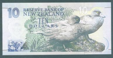 Új-Zéland 1992. 10$ "AA" alacsony sorozatszám! T:I R!