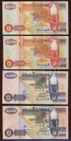 Zambia 1980-2006. 22db klf bankjegy, sor T:I