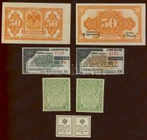 Oroszország 1915-24. 11db bankjegy T:I