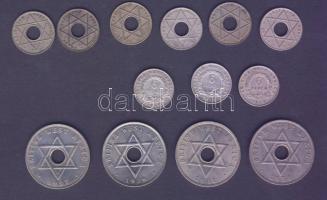 Brit Nyugat-Afrika 1/10p 1940,1941,1942,1943,1944,1945 T:2/3 + 1p 1936,1941 T:2 1937,1951 T:2/3 + 6p Ag 1918,1919 T:2/3 1920H T:2/3R