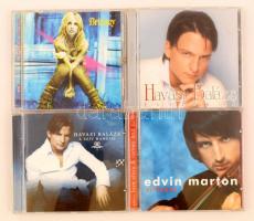 4 db zenei CD: Edvin Marton, Havasi Balázs, Britney Spears