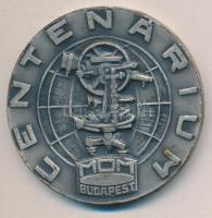 1976. "100 éves a Magyar Optikai Művek" ezüstözött fém emlékérem (60mm) T:2,2- kopott ezüs...