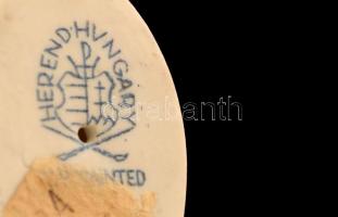 Herendi szíves legény, kézzel festett, jelzett, hibátlan, m:5,5 cm