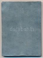 1940. "Gammar R.t. 1920-1940." ezüstözött Br lemezplakett, hátlapra erősített alumíniumlem...