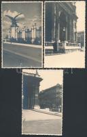 cca 1938 Budapest, 6 db fénykép különféle helyszínekről (Opera, Bazilika, Vár, stb.), egy részük hát...
