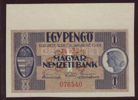 1938. 1p felső ívszéllel T:I