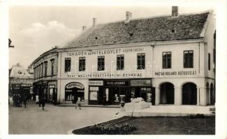 Székesfehérvár, Takarék és Hitelegylet Szövetkezet, Magyar-Hollandi Biztosító Rt., Folkert Erzsébet, Ács József üzletei