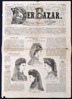 1870 A Der Bazar c. női lap nagyméretű fametszetekkel / Womens magazine with large etchings