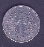 Ausztria 1905. 1K Ag T:3