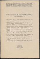 1924 A Nagykőrösi MOVE Torna és Vívó Egylet meghívója táncestélyre és football mérközésre