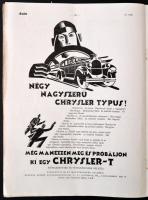 1928 Az Auto c. újság 15. száma sok képpel és reklámmal