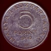 1948. 5Ft Ag, 10Ft Ag, 20Ft Ag "Szabadságharc" sor T:1/2