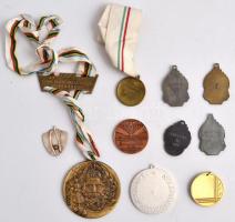 Vegyes: 9db kfl díjérem, közte Ausztria 1978. "5.IVV Volkswanderung Schönbrunn" Br emlékér...